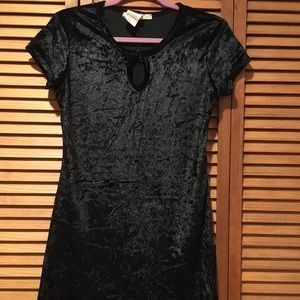 Black sweater dress
